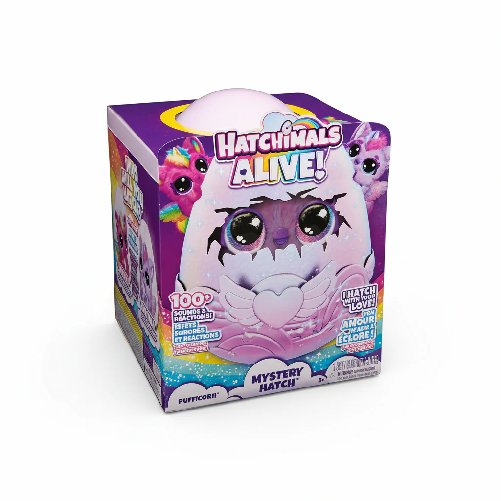 Mystery Plush Hatchimals Hatch Pufficorn