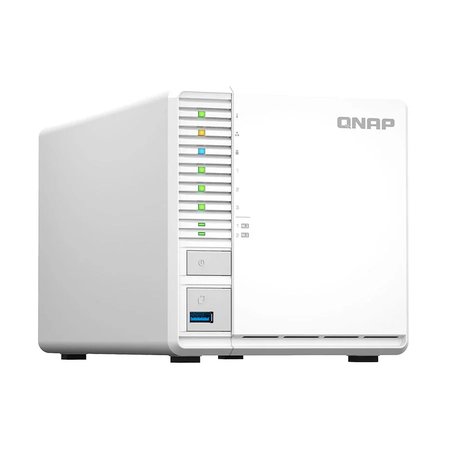 NAS 3 Bay  QNAP TS-364 , Server with 3 Bays , Intel Celeron N5095 up to 2.90GHz , 8GB RAM , TS-364-8G