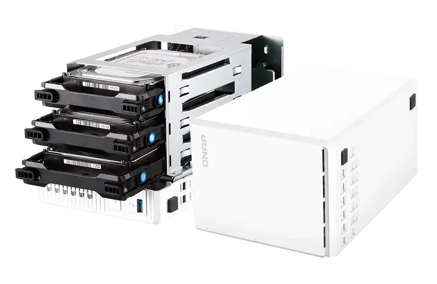 NAS 3 Bay  QNAP TS-364 , Server with 3 Bays , Intel Celeron N5095 up to 2.90GHz , 8GB RAM , TS-364-8G - Image 2