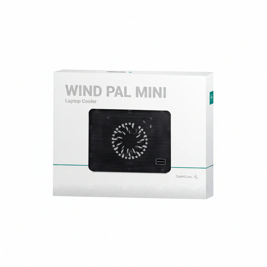 Notebook Accessory DeepCool Wind Pal up to 15.6" , USB-A Power , Black , DP-N114L-WDMI