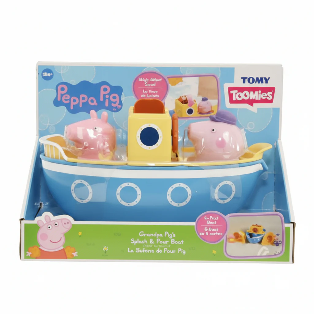 Peppa Pig Grandpa Pig's Splash & Pour Boat Bath