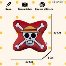 Pillow One Piece Pirate Red 3D - Image 2