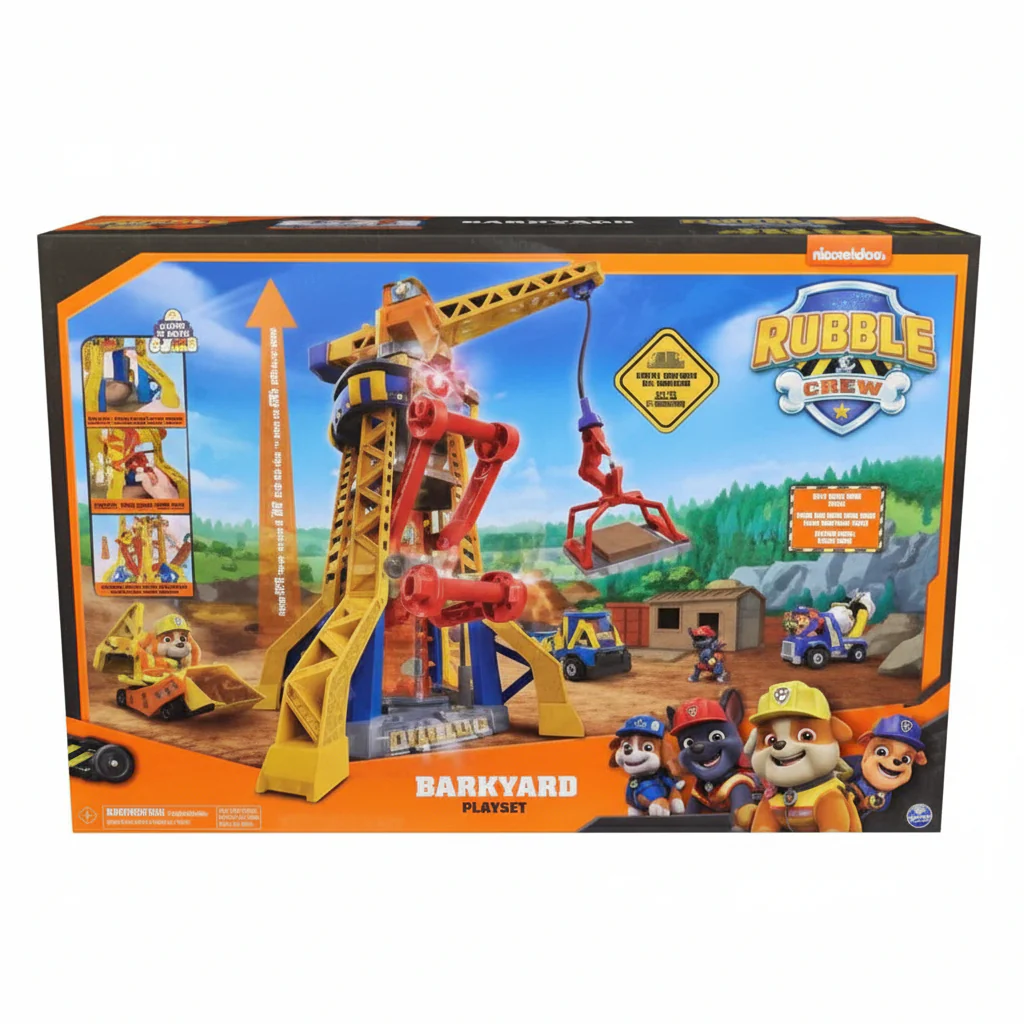 Playset Crane Tower Rubble & Crew Bark Yard