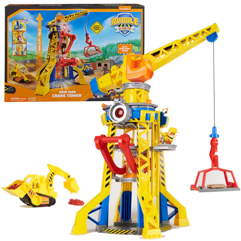 Playset Crane Tower Rubble & Crew Bark Yard - Image 5