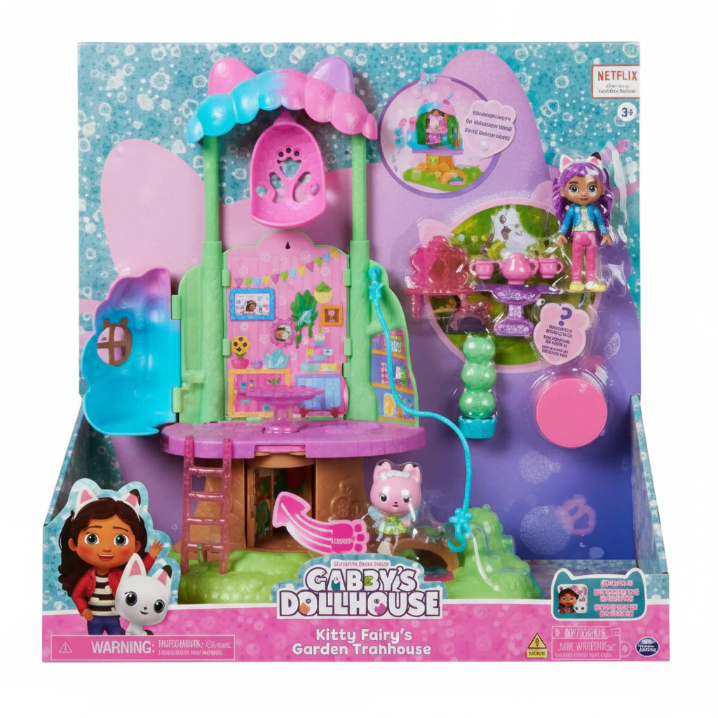 Playset Gabby's Dollhouse Fairy Garden Treehouse