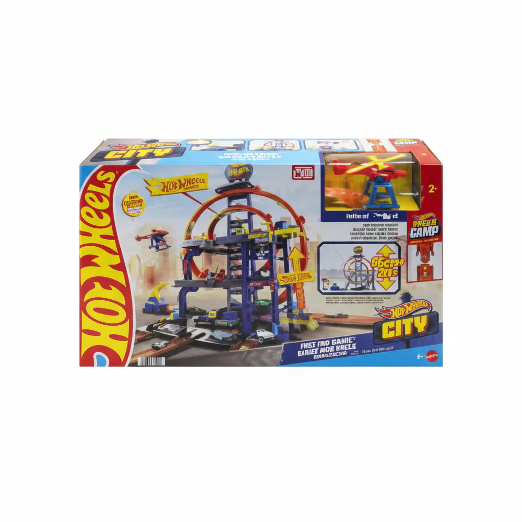 Playset Hot Wheels City Mega Loop Garage