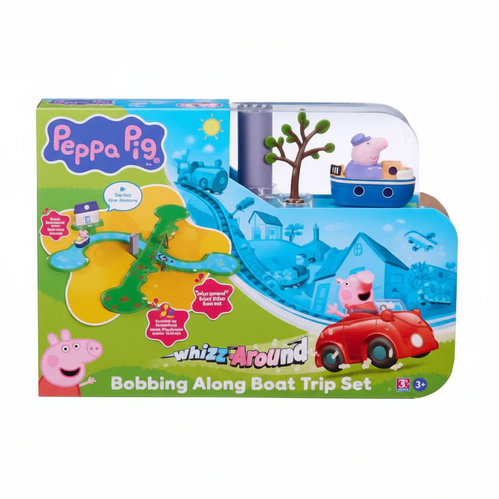 Playset Peppa Pig Whizz Around Bobbing Along Boat Set