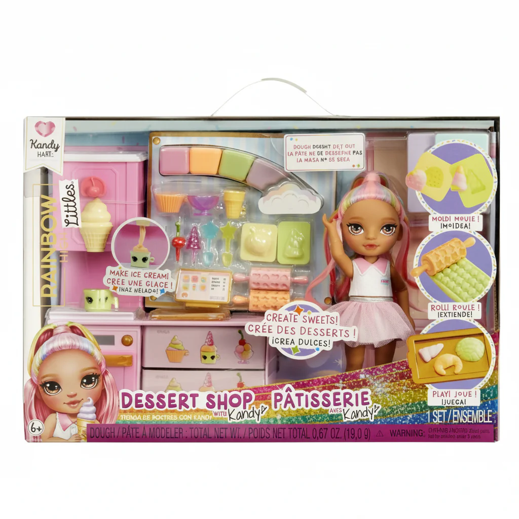 Playset Rainbow High Littles Dessert Shop With Kandy