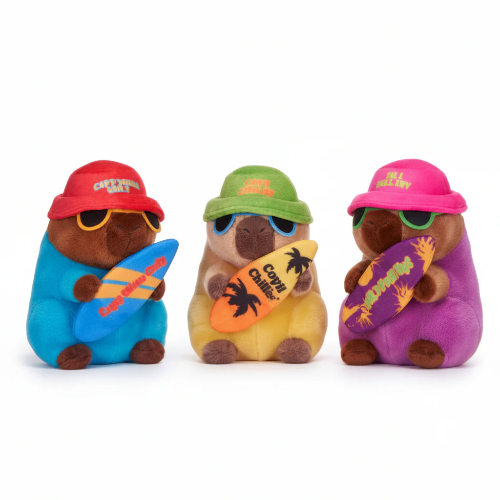 Plush Capibara Holidays 26cm