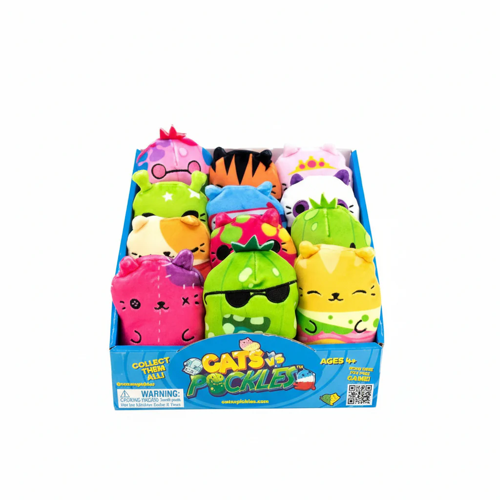 Plush Cats vs. Pickles Bean Bag Character