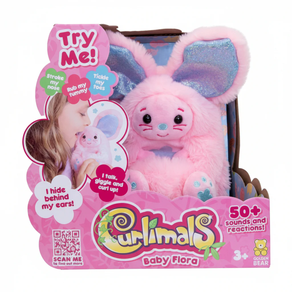 Plush Curlimals Baby Flora