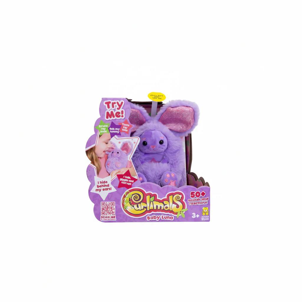 Plush Curlimals Baby Luna