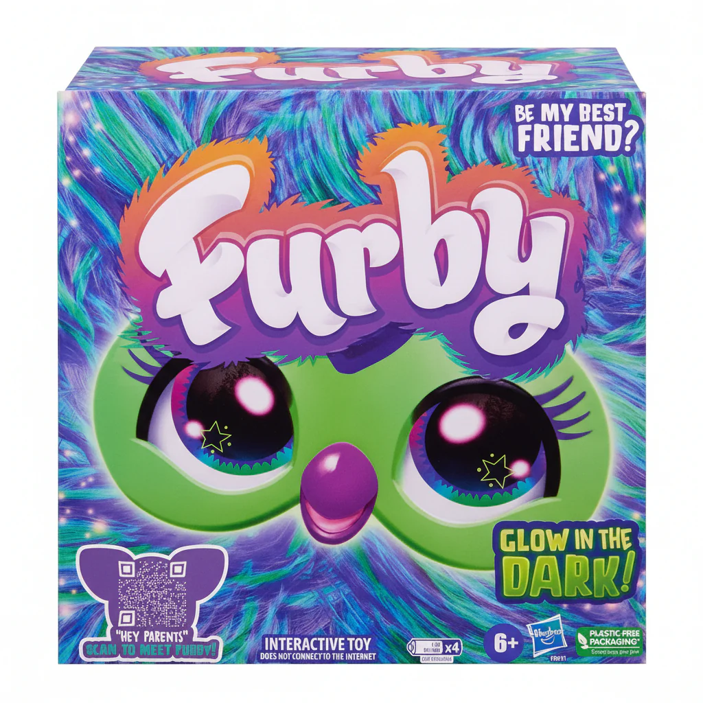 Plush Furby Galaxy Glow in the Dark