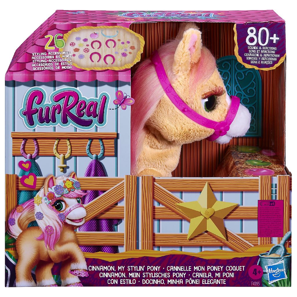 Plush FurReal Cinnamon My Stylin' Pony