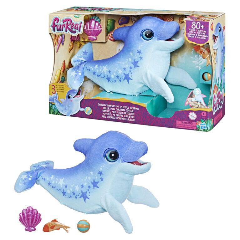 Plush FurReal Friends Dazzlin Dimples My Playful Dolphin - Image 2
