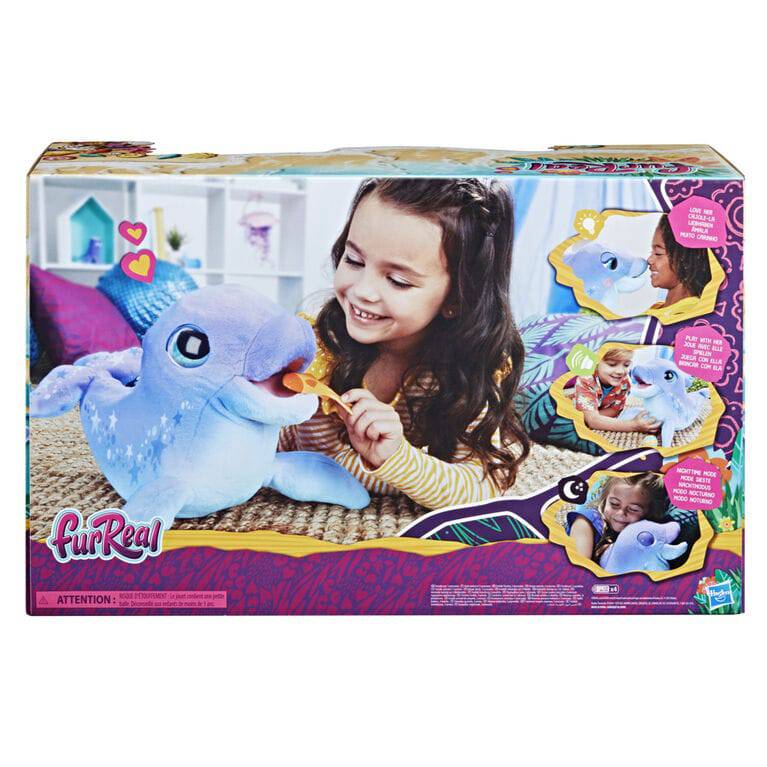 Plush FurReal Friends Dazzlin Dimples My Playful Dolphin - Image 3