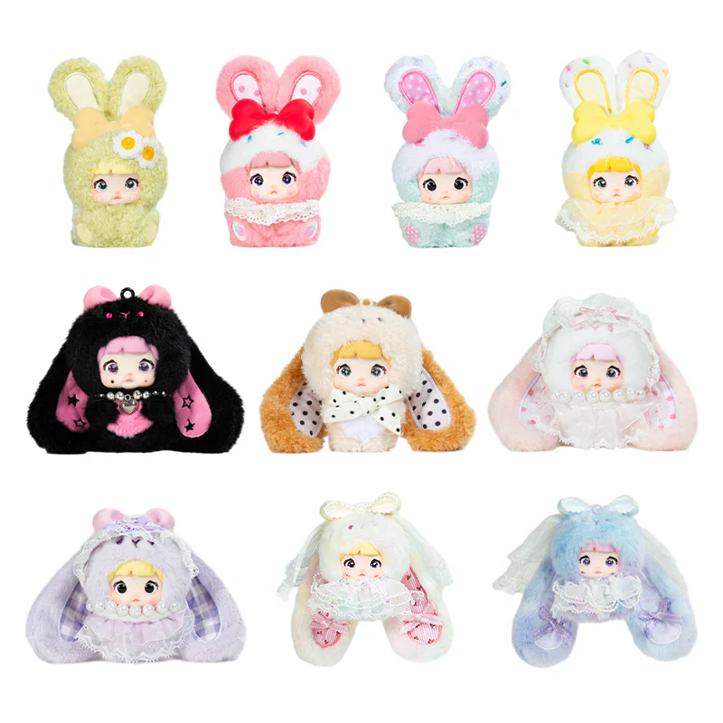Plush Nommi Baby Sweetheart Bunny - Image 2