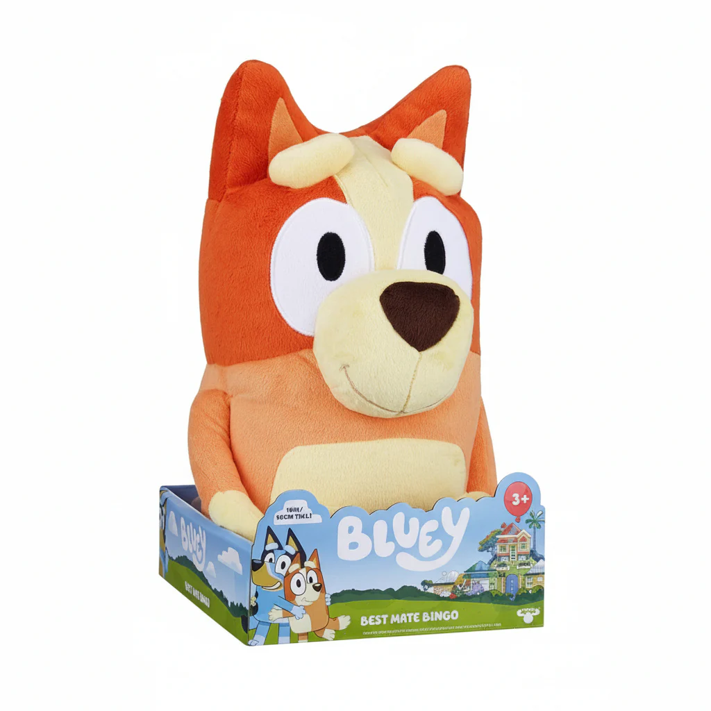 Plush Squishmallows HugMees Bluey & Bingo 15cm