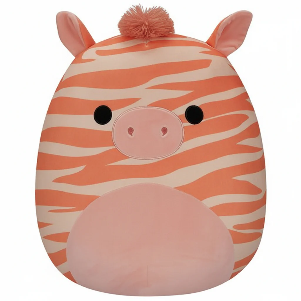Plush Squishmallows Josue the Peach Zebra 50cm