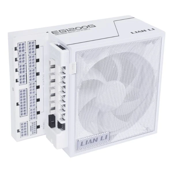 PSU 1200W Lian LI Edge , PCIe Gen5 600w , Full Modular with USB Hub , 80+ Gold , White , G9P.EG1200G.BH00.EU