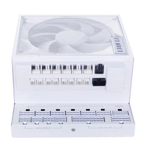 PSU 1200W Lian LI Edge , PCIe Gen5 600w , Full Modular with USB Hub , 80+ Gold , White , G9P.EG1200G.BH00.EU - Image 4