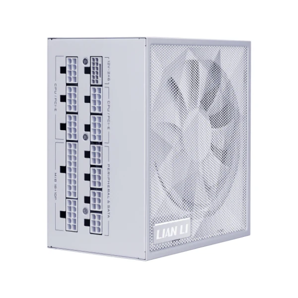 PSU 1200W Lian LI SX 1200P , ATX 3.1 , PCIe Gen5.1 600w , 80+ Platinum , White , G9P.SX1200P.W000.EU - Image 3