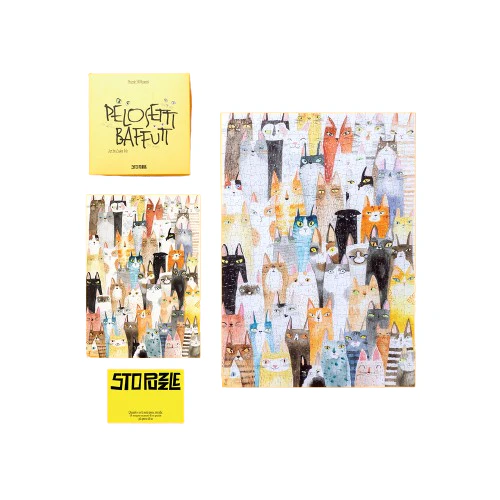 Puzzle StoPuzzle Cat Puzzle 500Pcs - Image 2