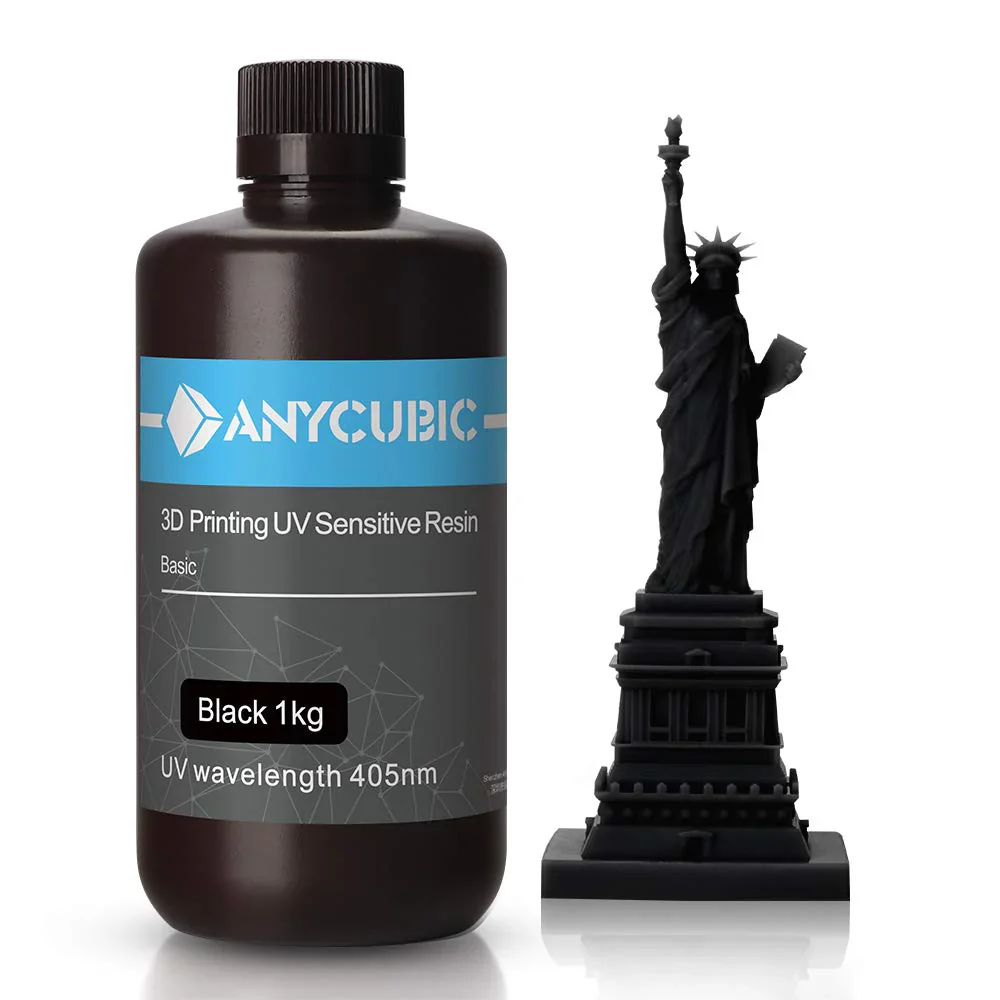 Resin Anycubic Basic Rigid 1kg Light Black - Image 2