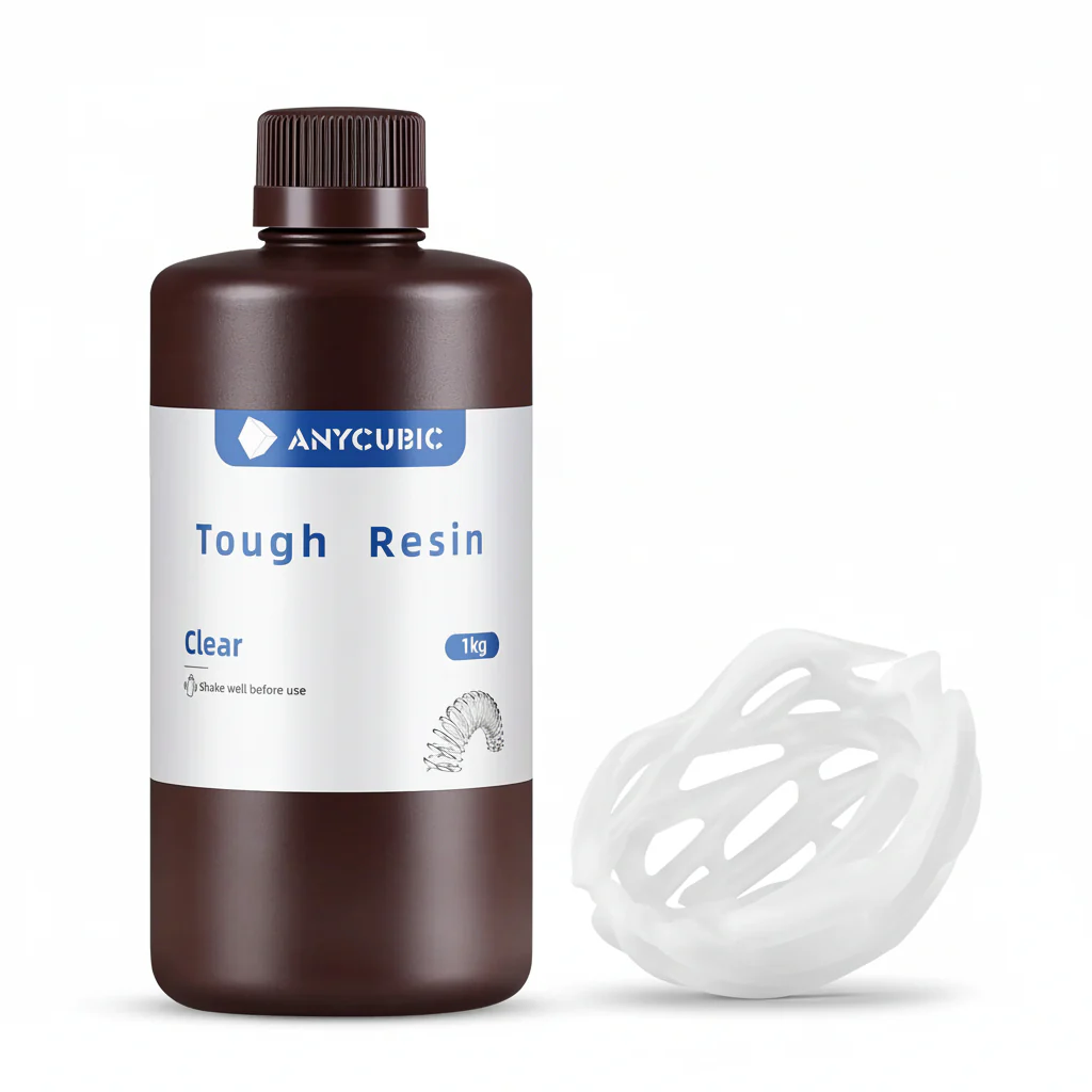 Resin Anycubic Flexible Tough 1kg Clear