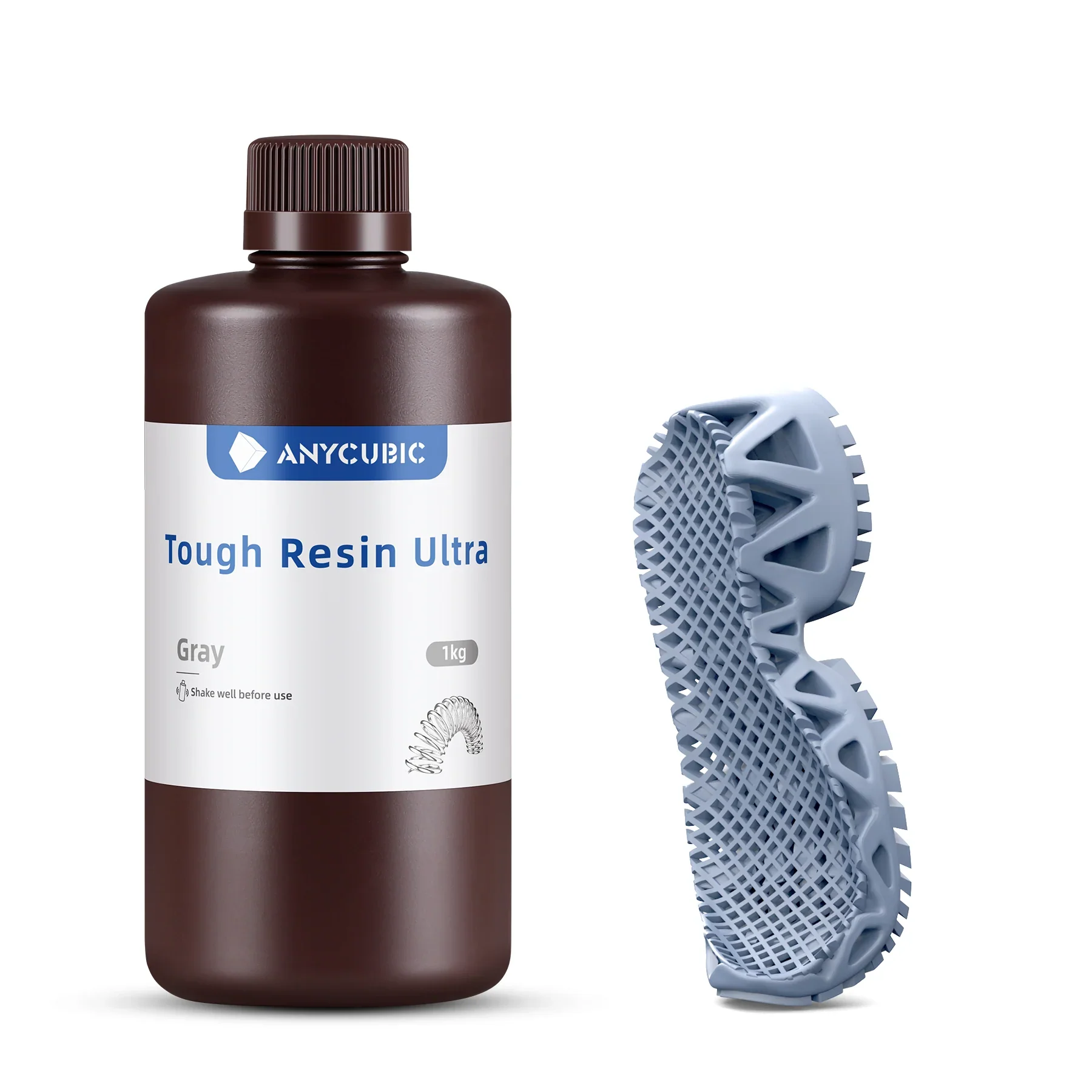 Resin Anycubic Flexible Tough 1kg Grey - Image 2