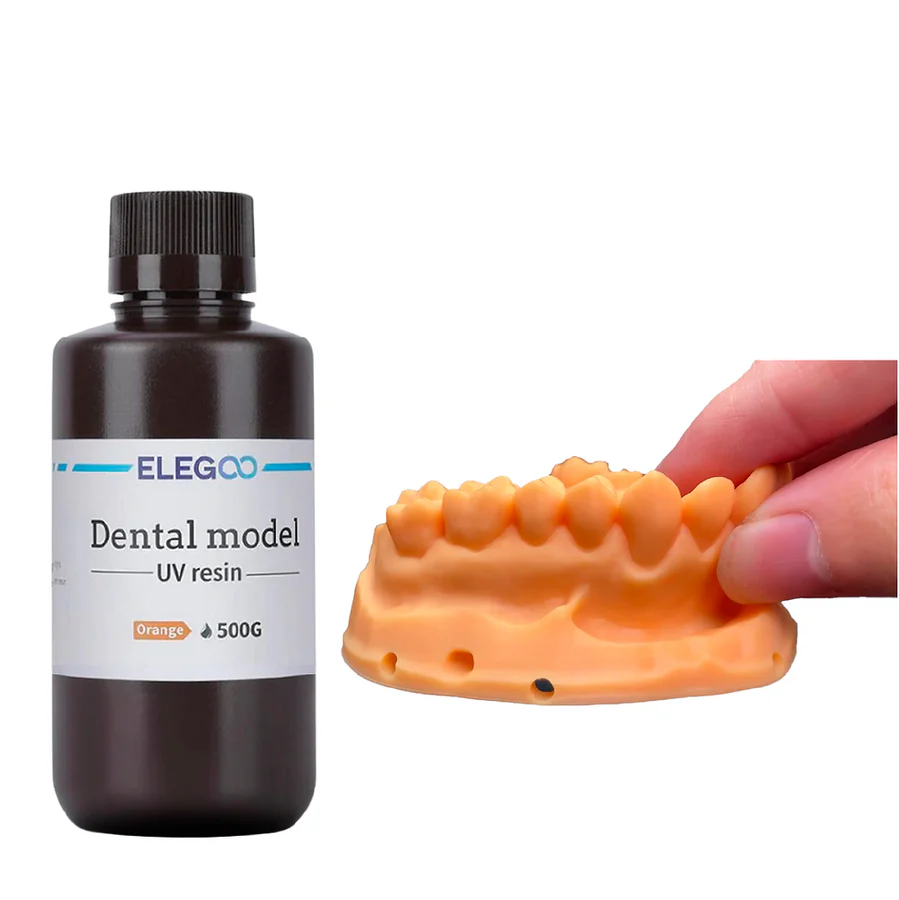 Resin Elegoo Dental Model UV 0.5kg Orange - Image 2