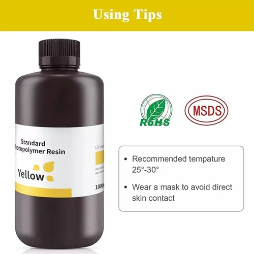 Resin Elegoo Standard Yellow 1Kg - Image 4