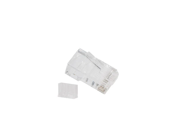 RJ45 Connector Lanberg , Transparent , Set of 100 pcs of RJ-45 , PLU-6000 - Image 2