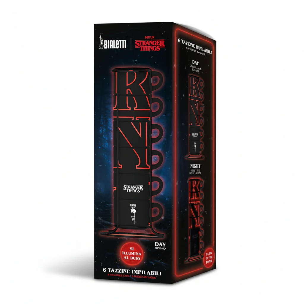 Set Bialetti Stranger Things 6 Stackable Cups