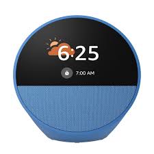 Smart Speaker Amazon Echo Spot (Latest Model) , Alexa , Built in Display Touchscreen , Speaker , WiFi Bluetooth , Ocean Blue , B0C2RSJHS6 - Image 2