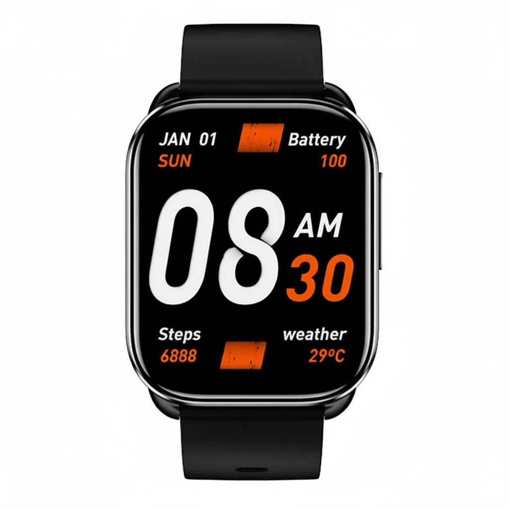 Smart Watch QCY Watch GS S6 , 2.02" TFT touch 320x502 60Hz , Call BT Smart Watch IPX8 , Battery 14 day