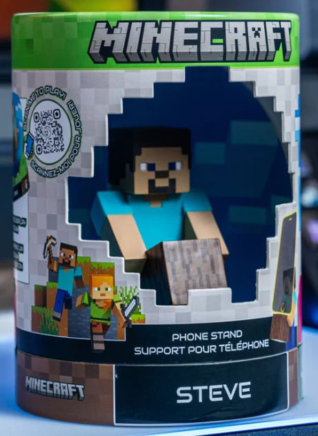 Smartphone Holder Mini Minecraft Steve - Image 3
