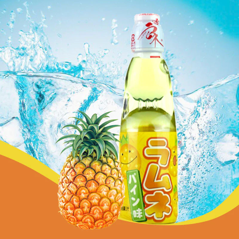 Soda Ramune Hata Kosen Pineapple - Image 2
