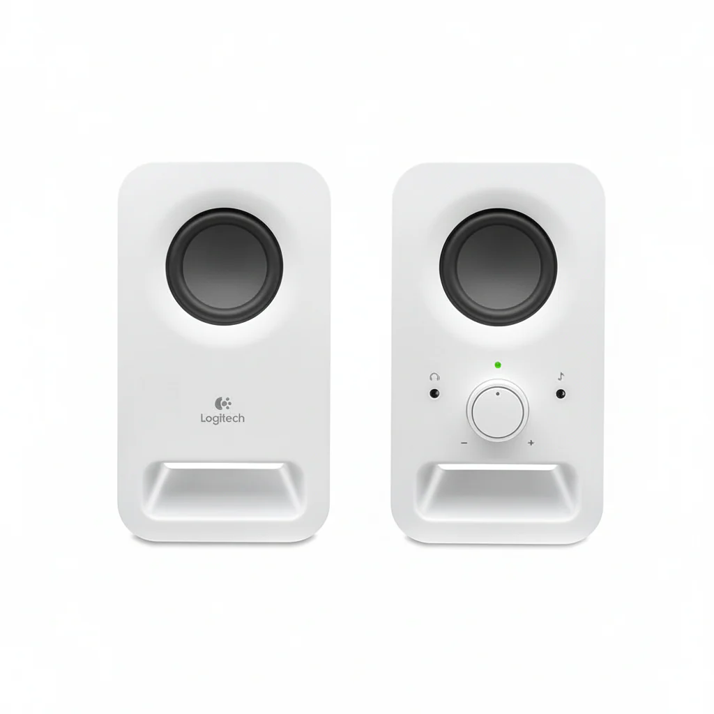 Speaker Stereo 6W Logitech Z150 , Jack 3.5mm connection AC powered , White , 980-000815
