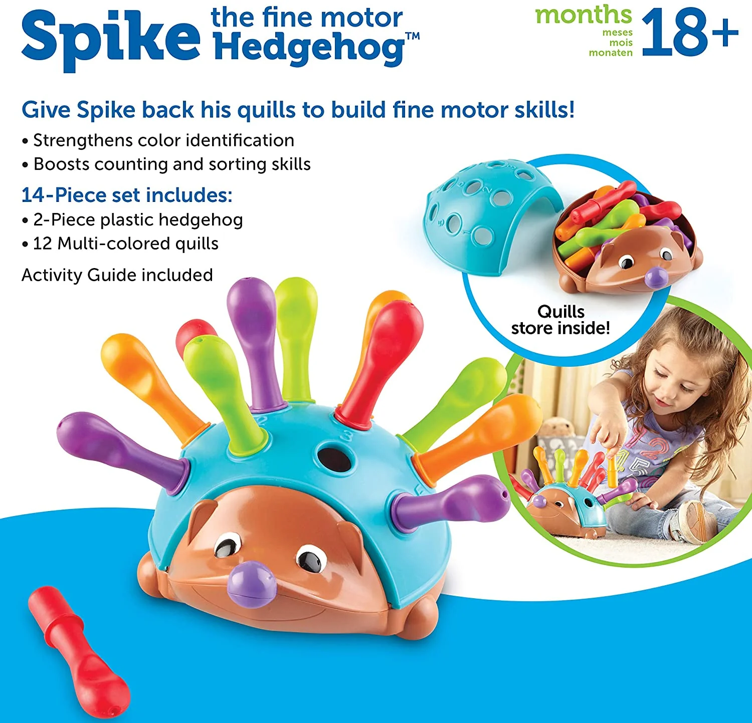 Spike the Fine Motor Hedgehog - Image 4