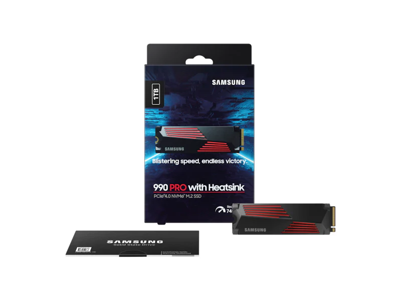 SSD 1TB Samsung 990 PRO with Heatsink , M.2 NVMe PCIe Gen4 - Image 2