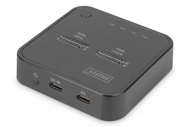 SSD Accessory Digitus Dual M.2 NVMe SSD Docking Station with Offline Clone Function , USB-C , DA-71545 - Image 2