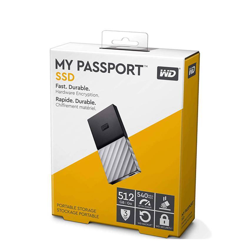 SSD External 512GB Western Digital My Passport