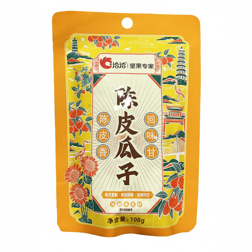 Sunflower Seed Qia Qia Tangerine Peel Flavor 108g