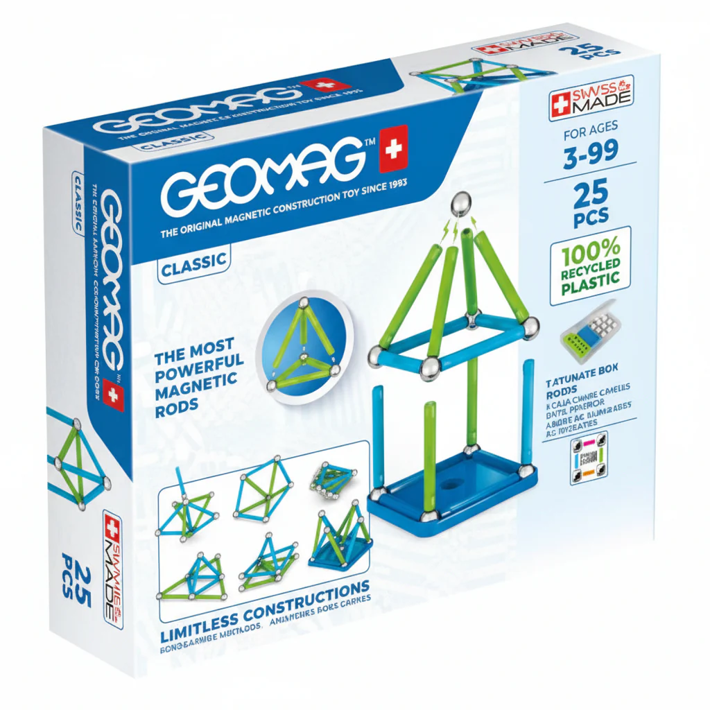 Supercolor Panels Geomag Magnetic Rods 25pcs