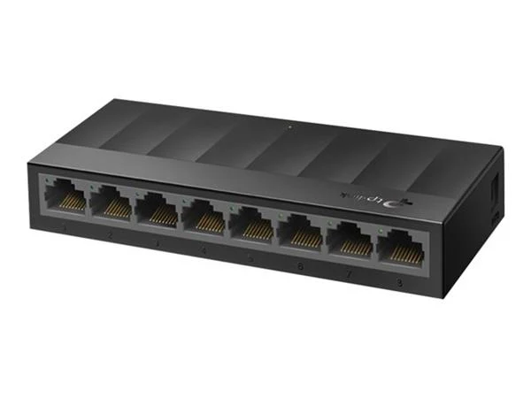 Switch 8 Porta Gigabit TP-Link LiteWave , 8x Gigabit Ethernet RJ45 , Black , TL-LS1008G - Image 2