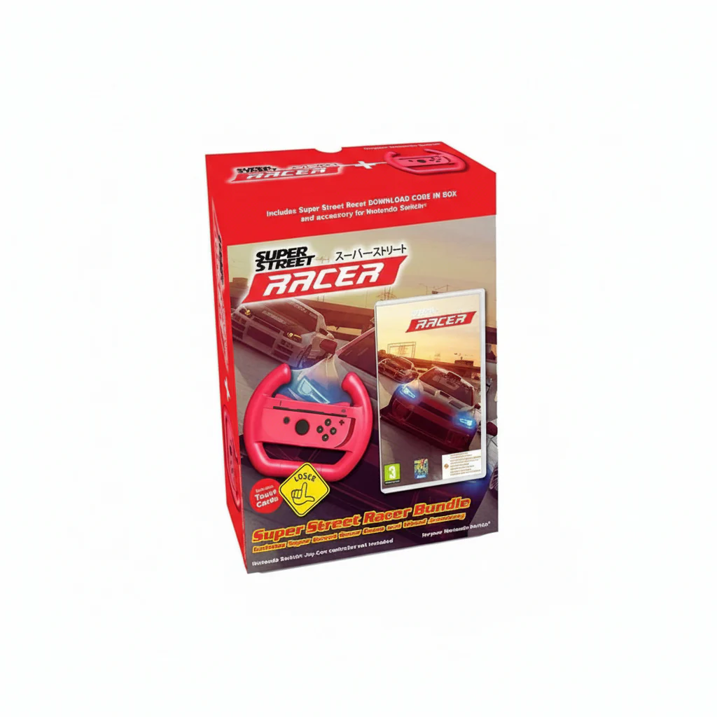 Switch Super Street Racer + Wheel Bundle Game