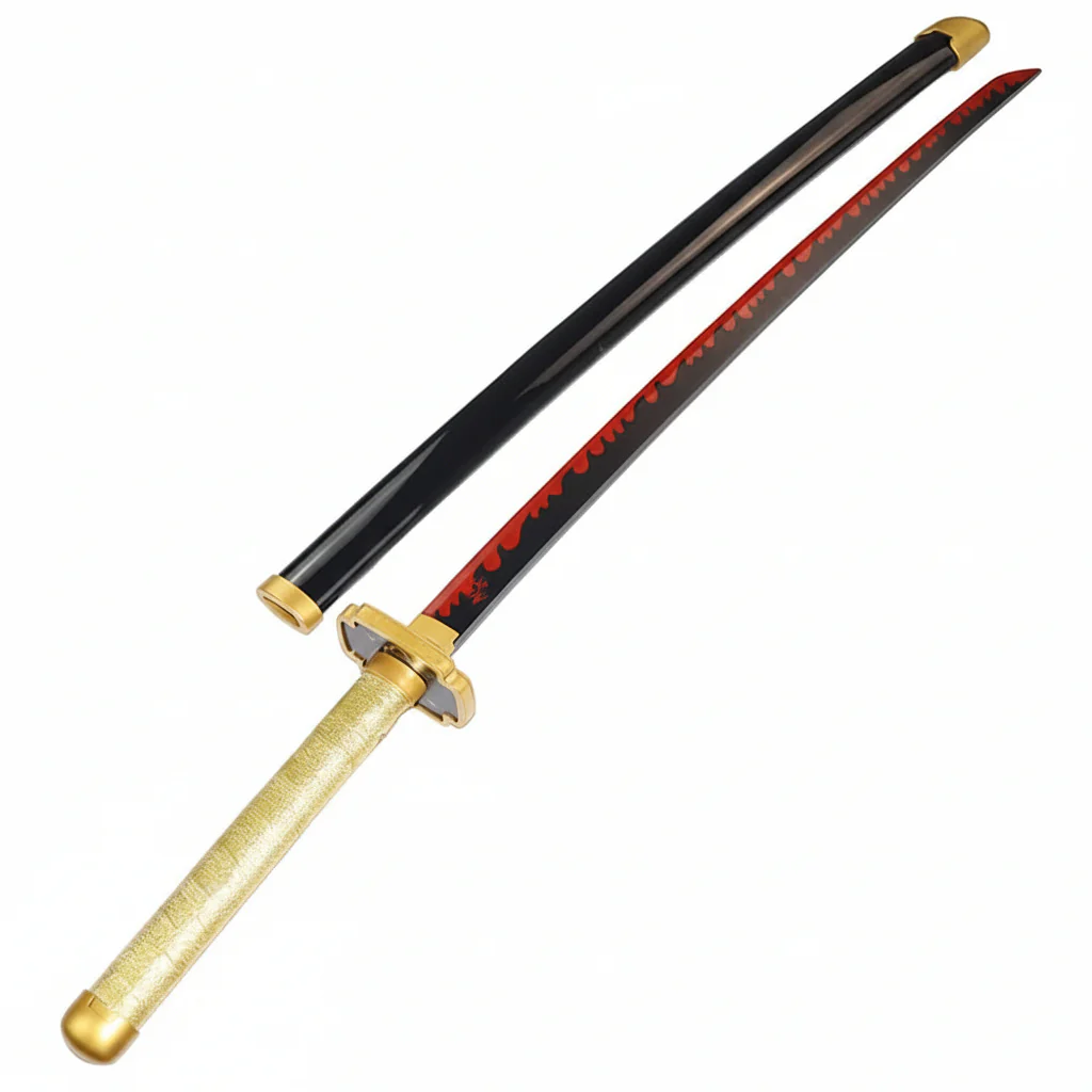 Sword Replica Katana Bamboo Demon Slayer Sun Nichirin