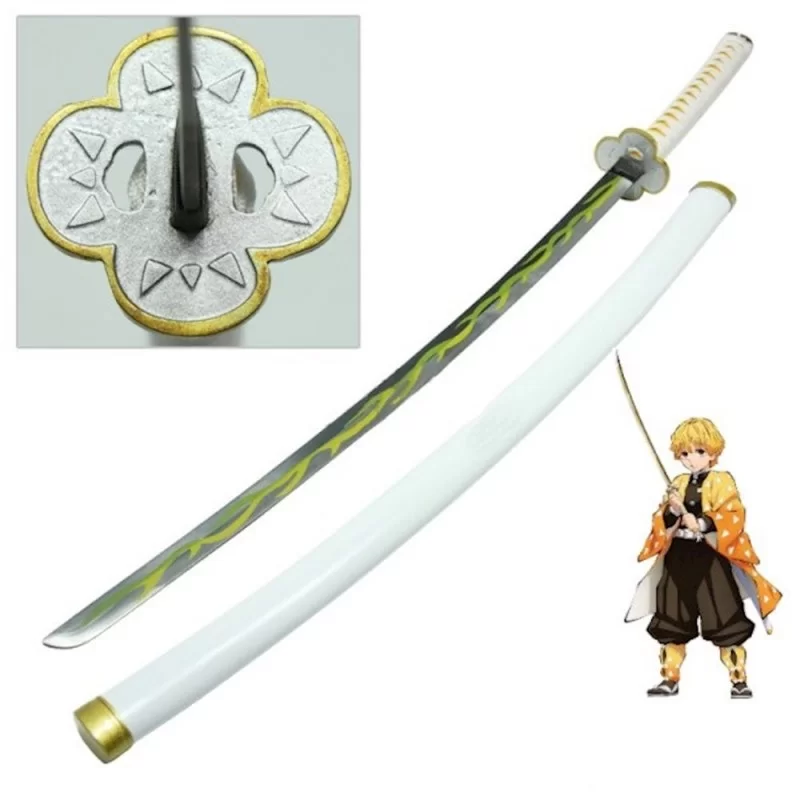 Sword Replica Katana Mini Demon Slayer Zenitsu Agatsuma - Image 2
