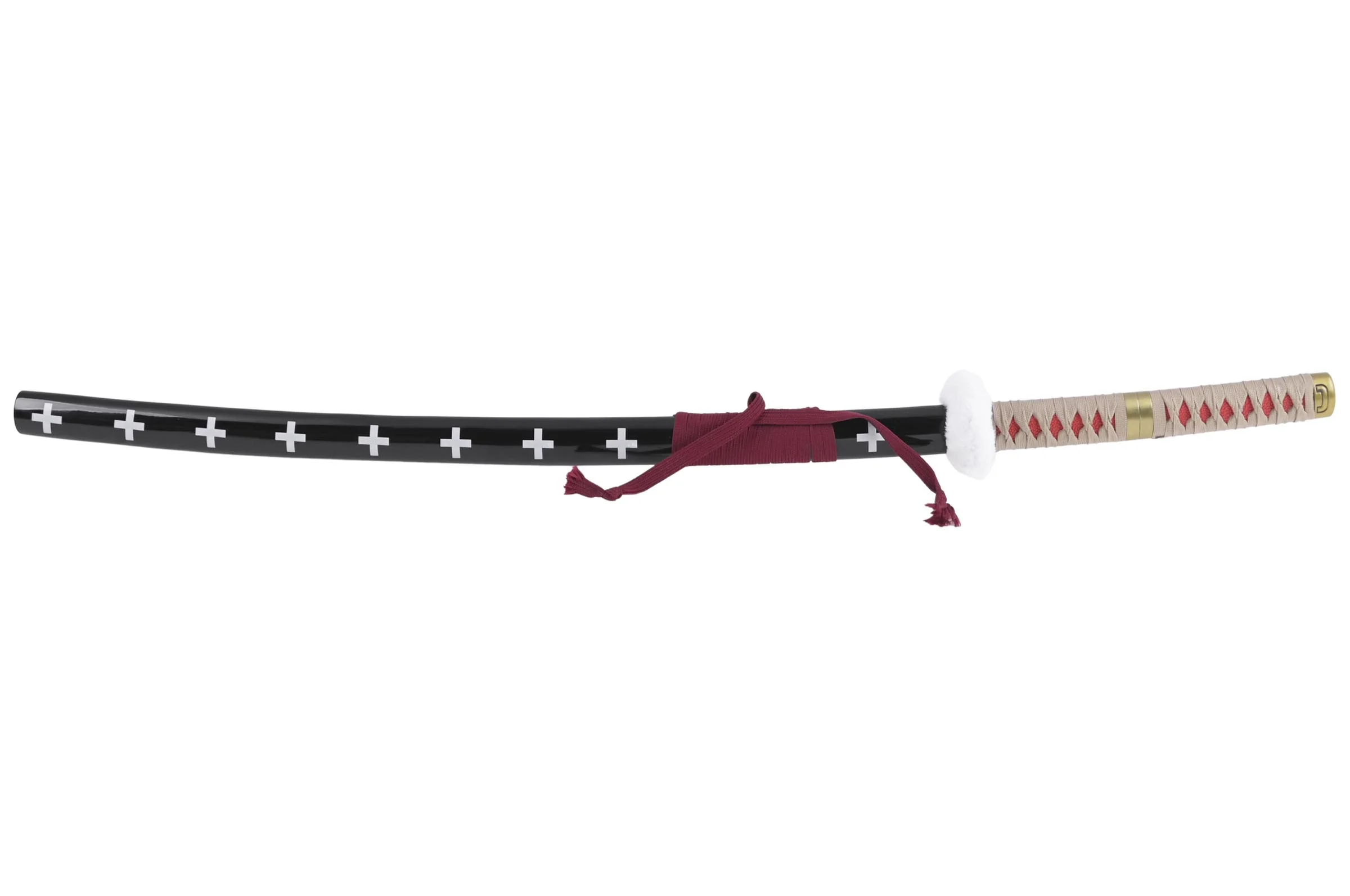 Sword Replica Katana One Piece Kikoku Nera e Rossa